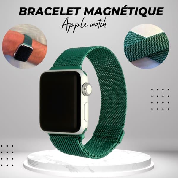 BRACELET Magnétique VERT Pour Apple Watch en Métal 38/40/41/42/44/45/49MM