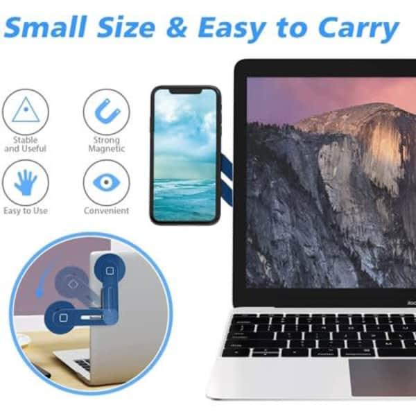 Support de Téléphone Magnétique pour ordinateur pliable et portable LAPTOP 1