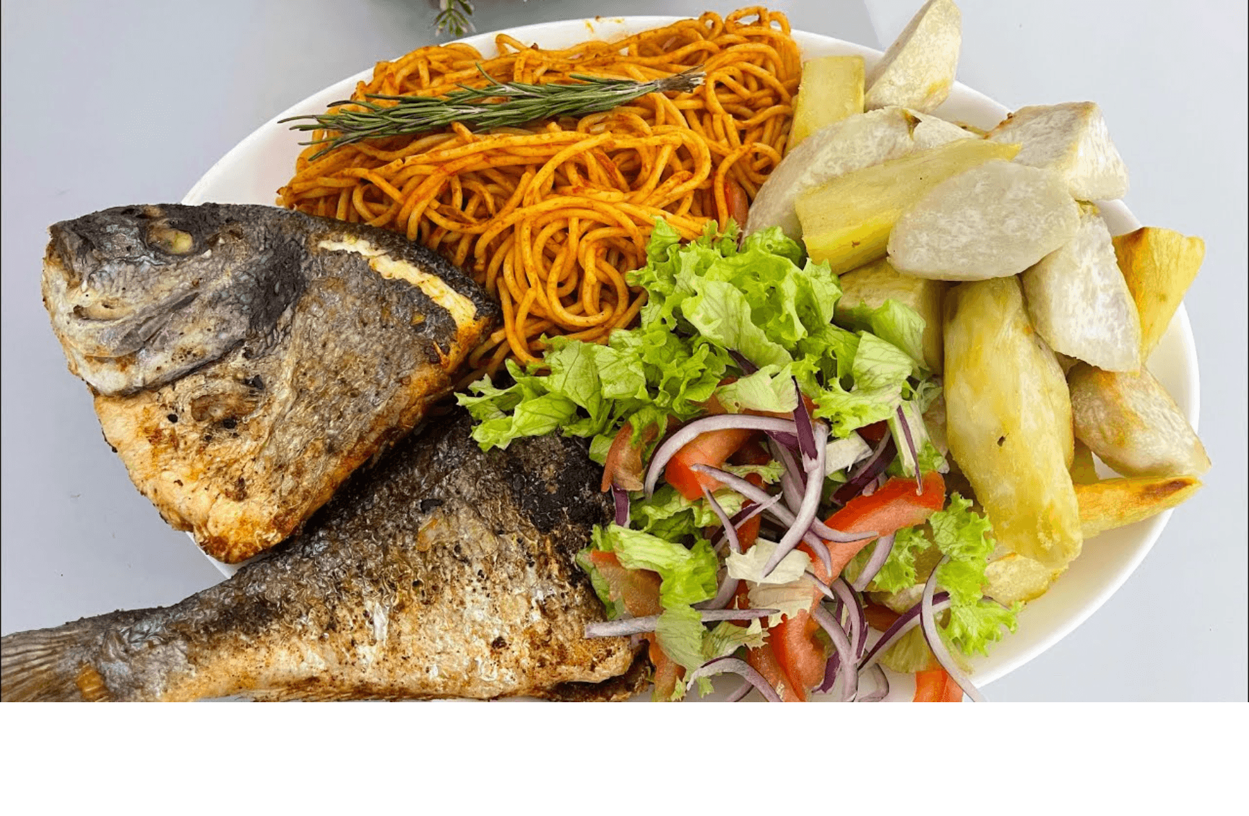 Spaghetti aux Poisson