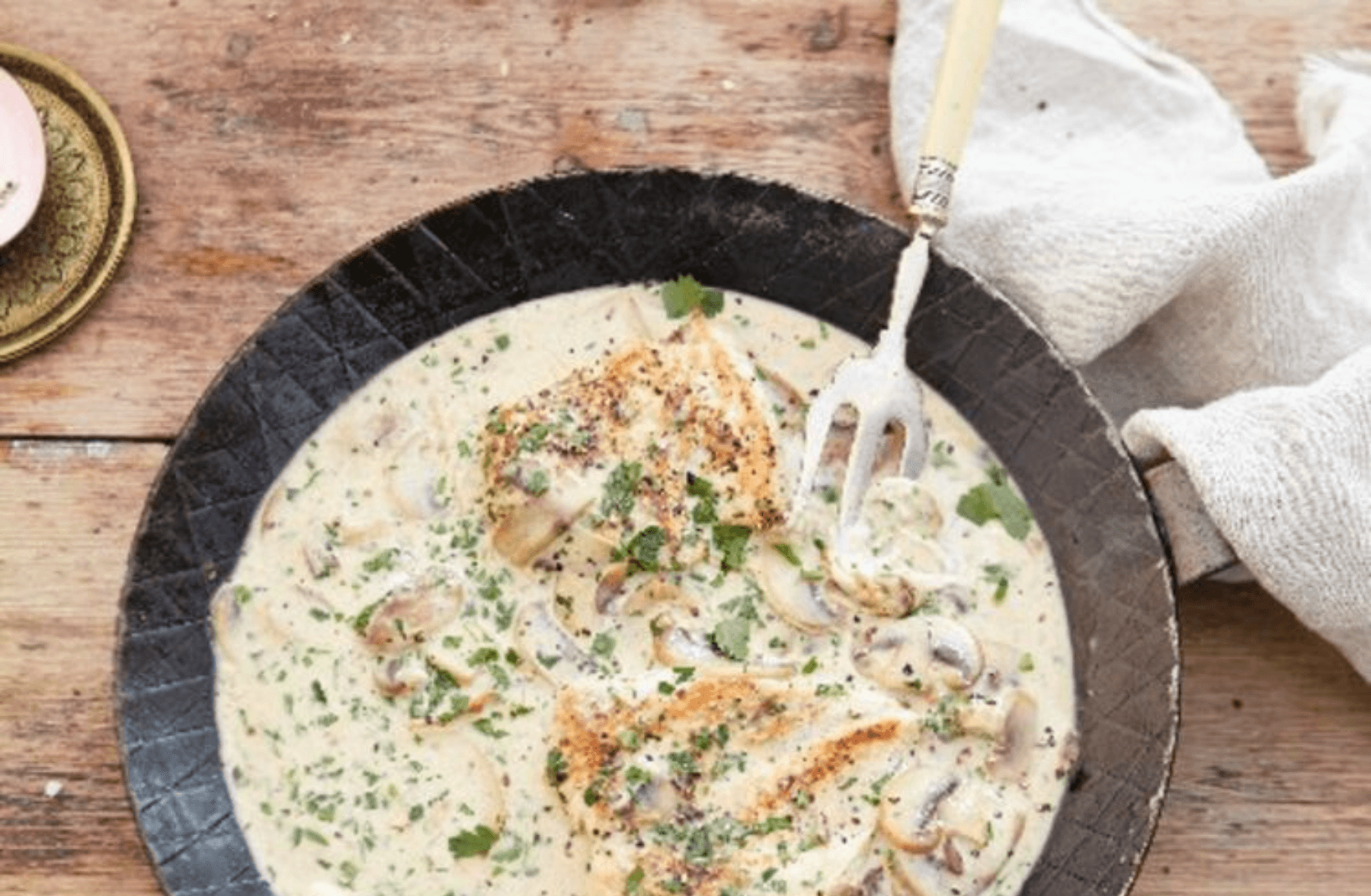Escalope Sauce Blanche