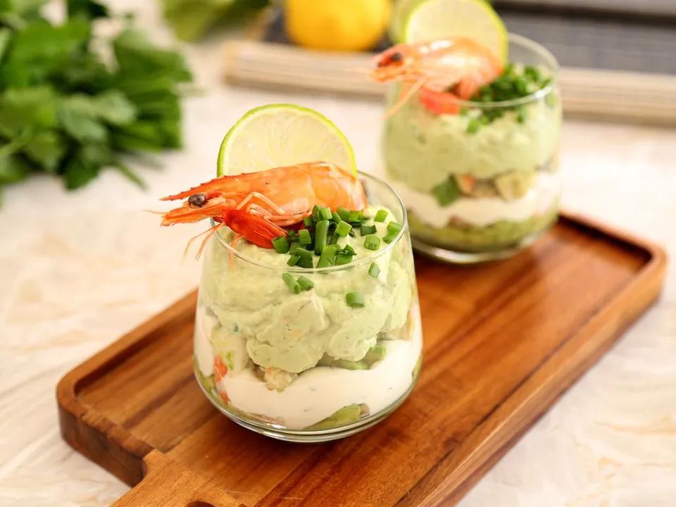 Verrine Avocat Crevettes