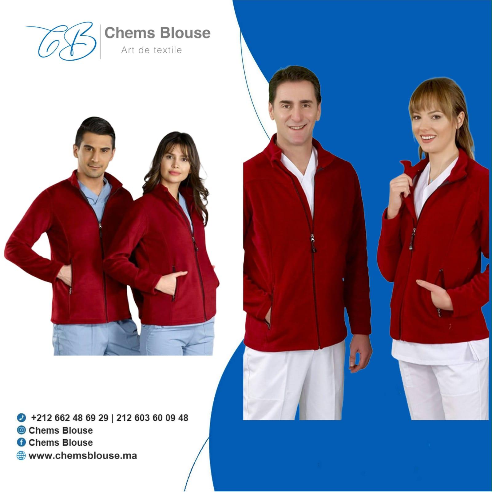 Jacket Polaris Medical Grenat