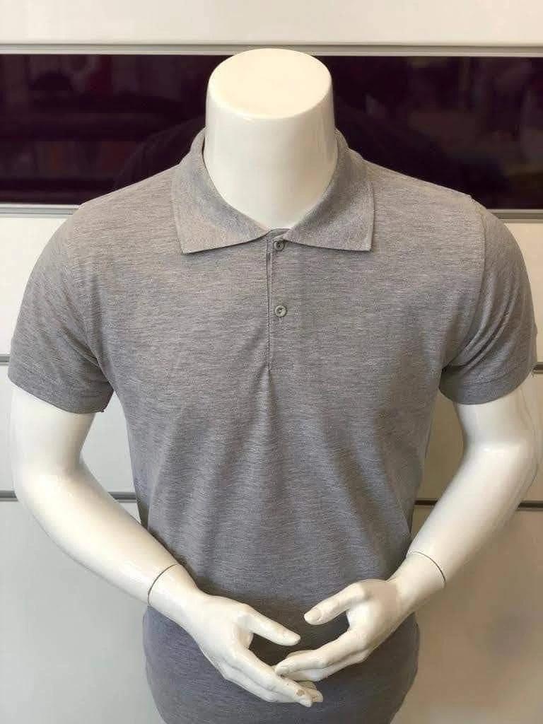 Polo de travail 100% coton  Gris