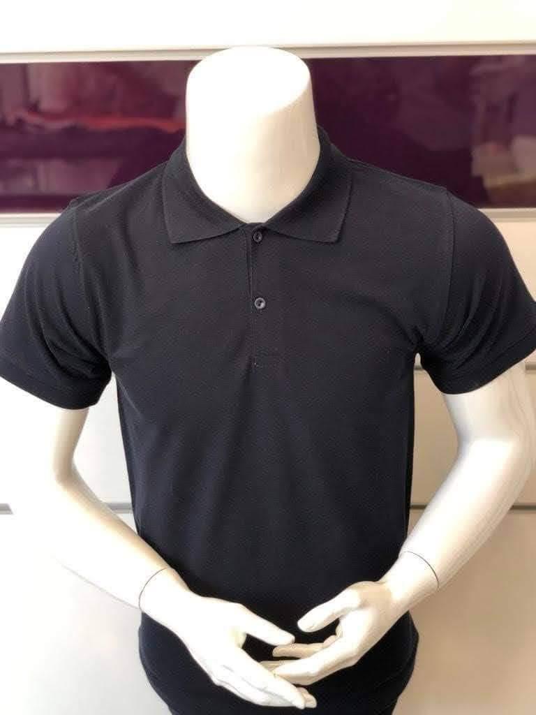 Polo de travail 100% coton Noire