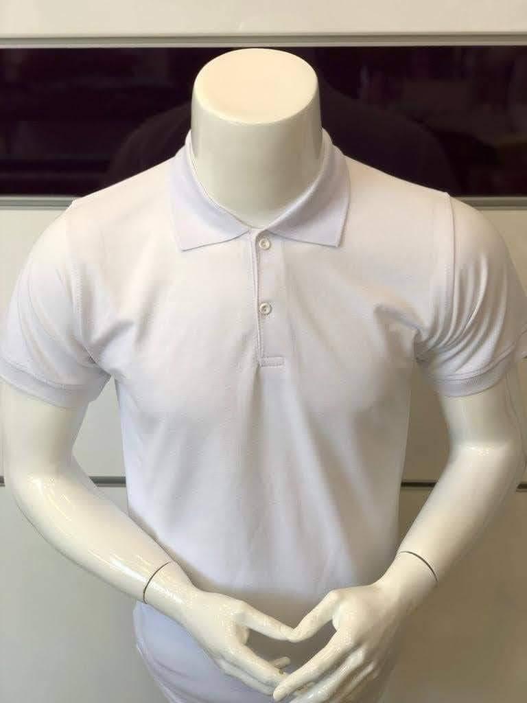 Polo de travail 100% coton  Blanc