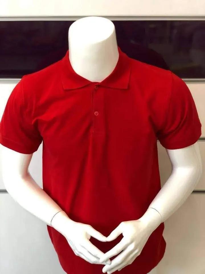 Polo de travail 100% coton  Rouge