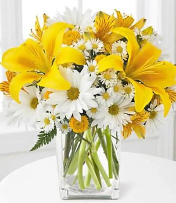 Composition Lys – Gerbera – Fleurs Printanière