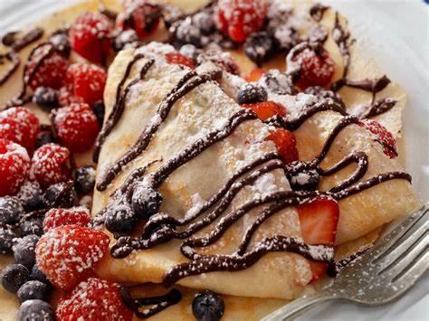 Crêpe Nutella aux Fruits Secs