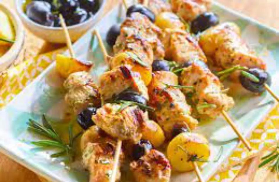 Plat Brochettes Escalope
