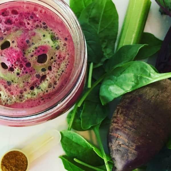 Jus orange betterave spinach