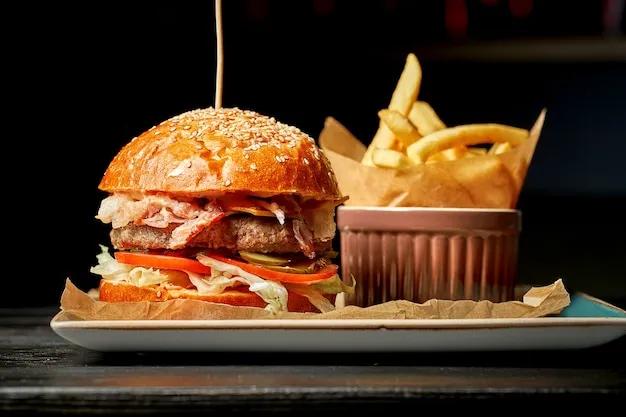 Double Bœuf Burger + Frites