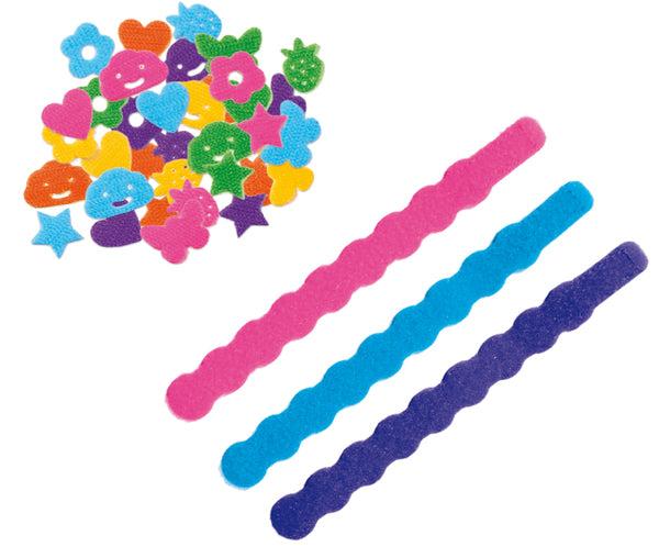 SES - Atelier bracelets en mousse velcro