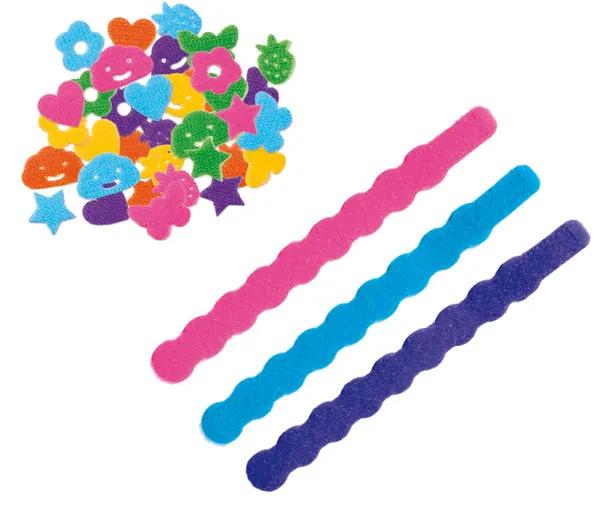 SES - Atelier bracelets en mousse velcro
