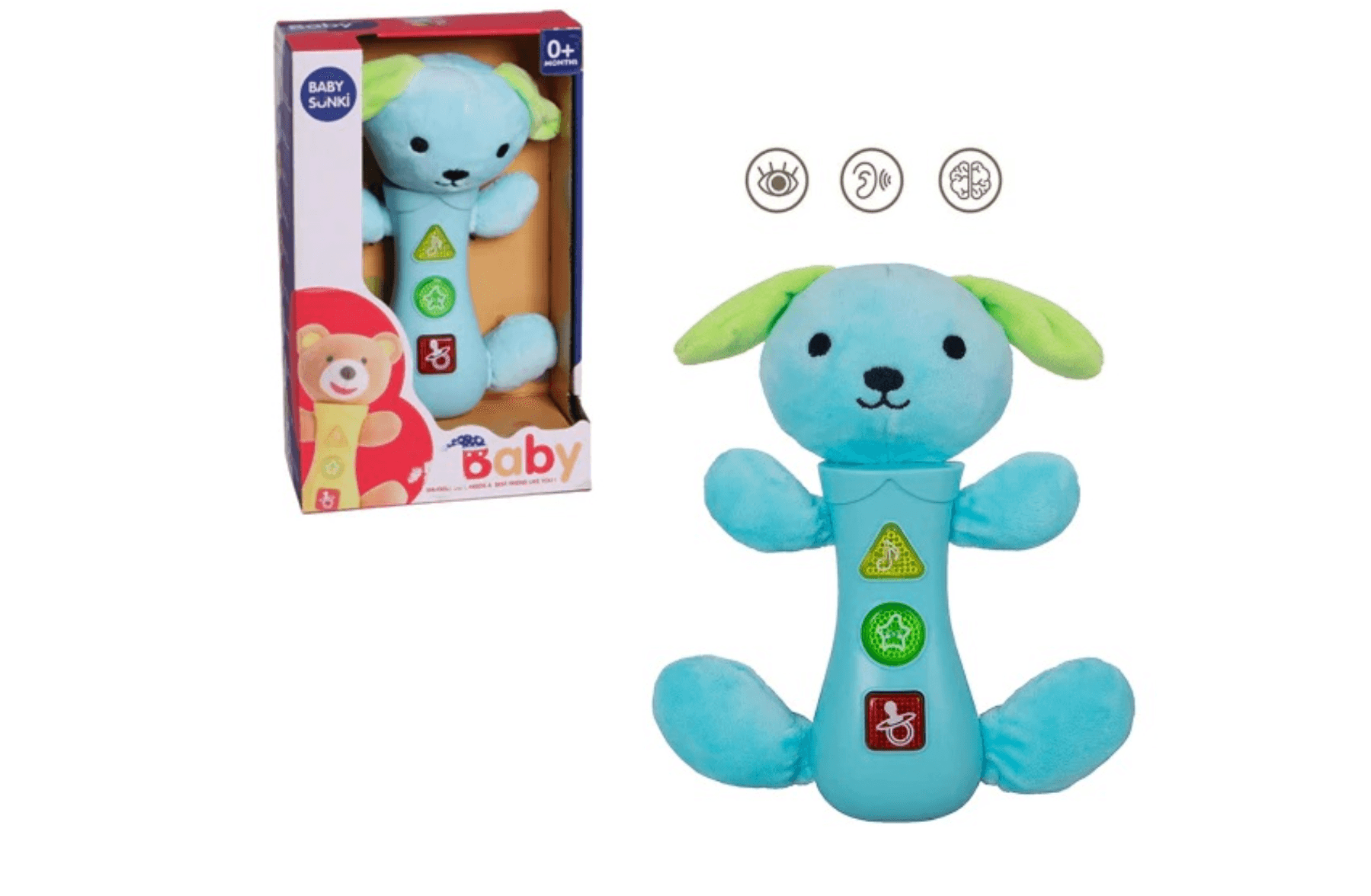 Doudou lapin avec son et lumière