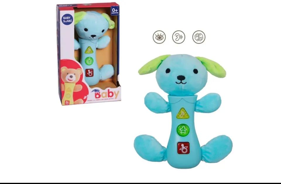 Doudou lapin avec son et lumière