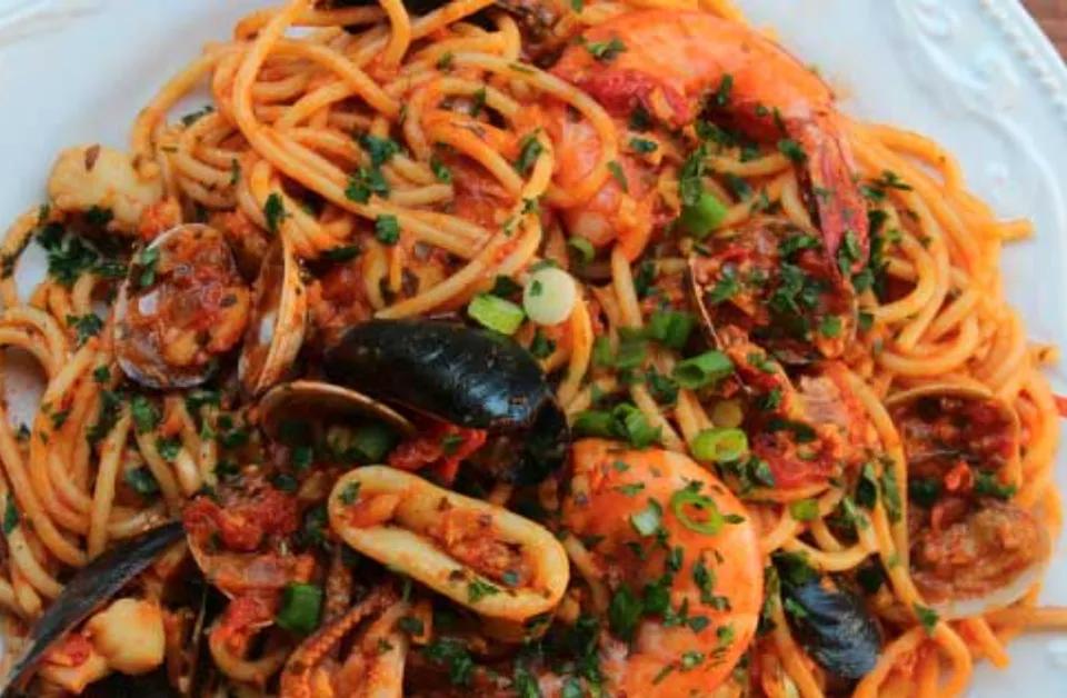 Spaguetti aux Fruits de Mer