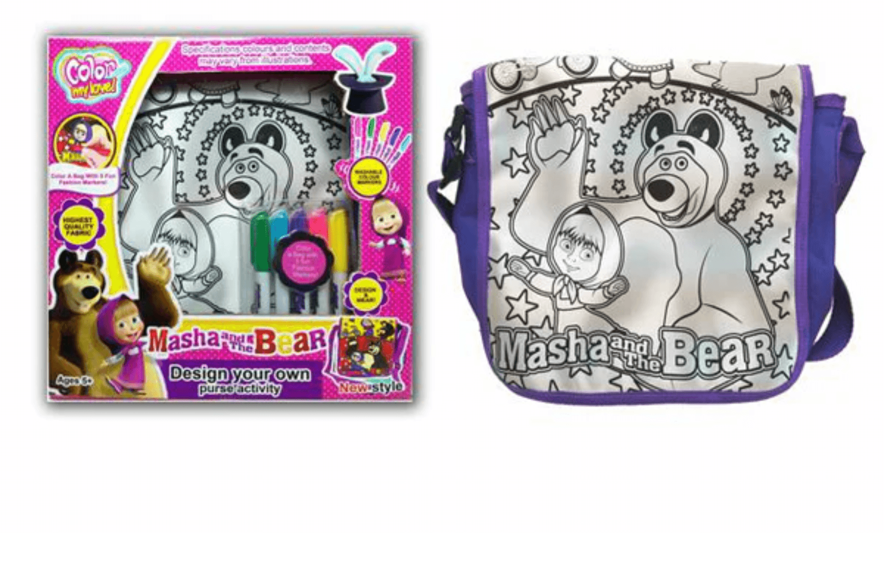 Sac de coloriage MASHA