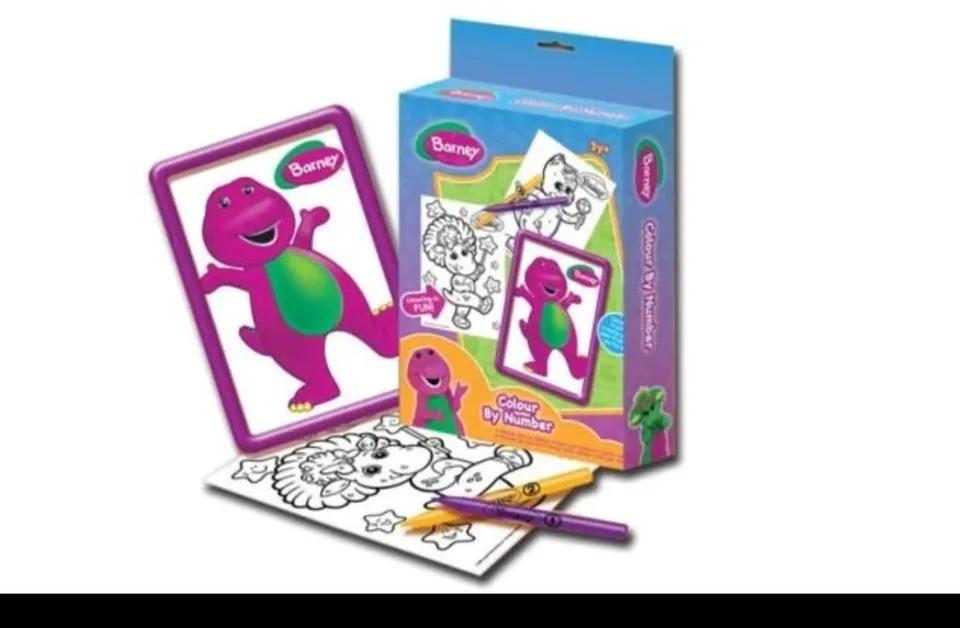 Barney colorier par nombre