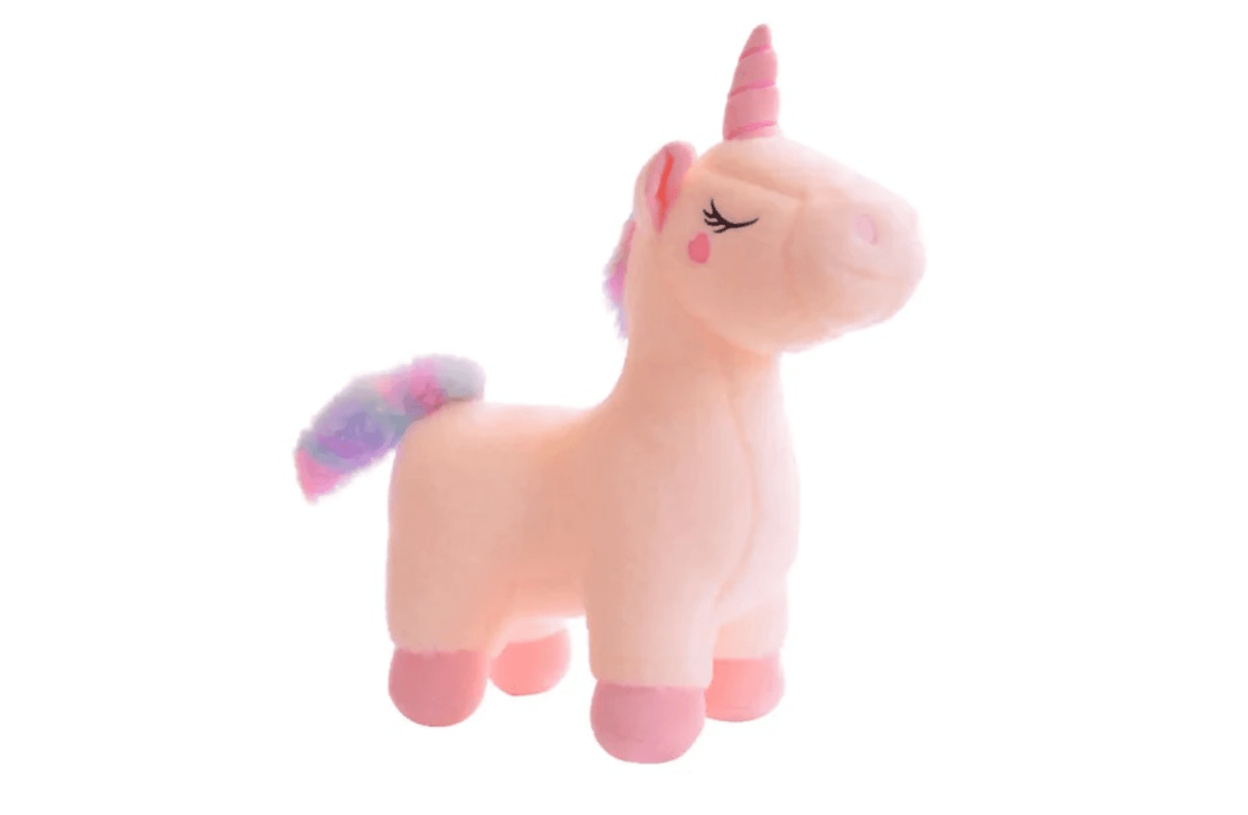 Peluche Unicorne avec fleur derrière PM 48 cm