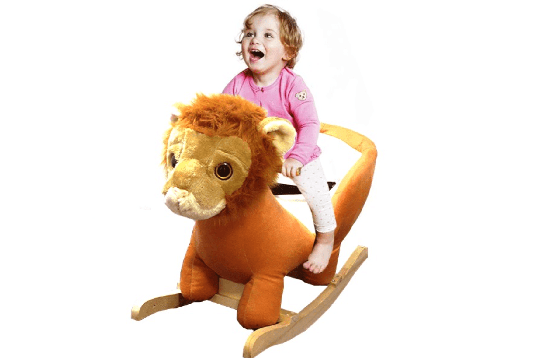 Peluche à bascule Lion