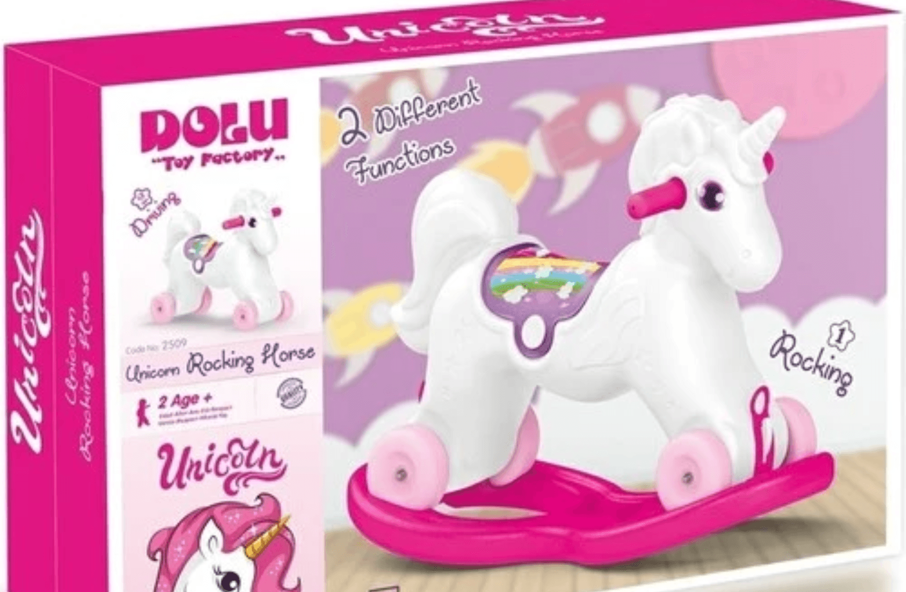 Dolu - Ma licorne à bascule 2 en 1