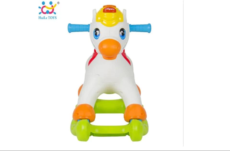 HUILE TOYS - Pony musicale à bascule