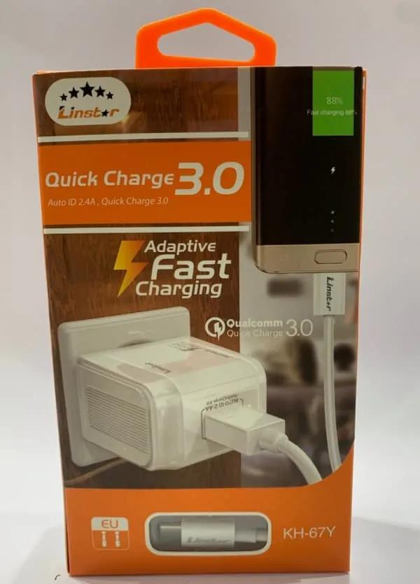 Linstar chargeur Quick Charge type-C
