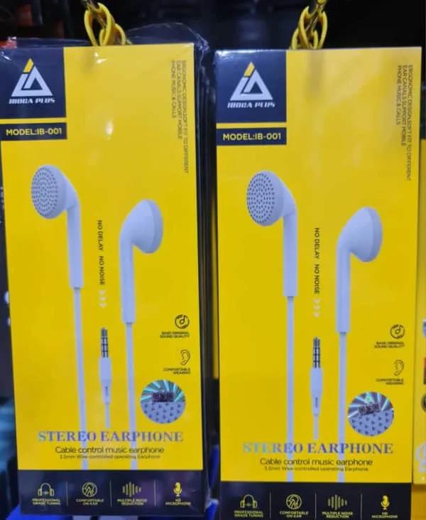 Ecouteur iboga blanc ib001