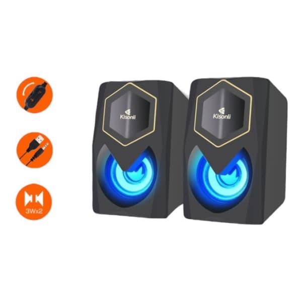 Kisonli L 1020 Haut-Parleur Multimédia Usb