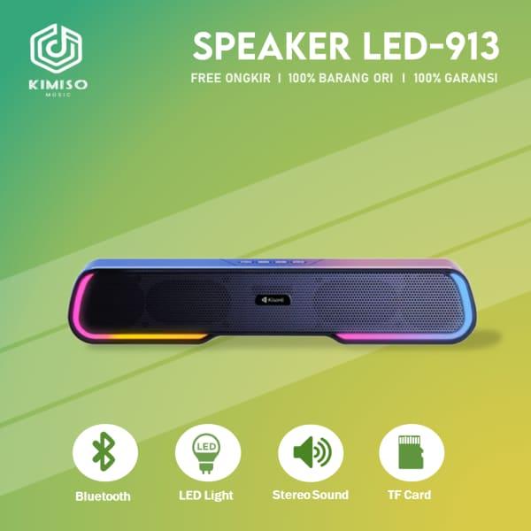 Kisonli LED-913 haut-parleur de barre de son sans fil