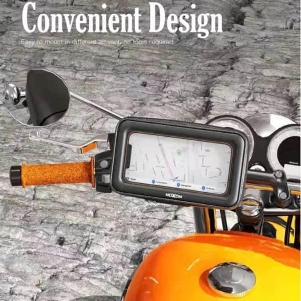 Support Téléphone Moto / Etanche / Ecran Tactile Sensible Moxom VS41