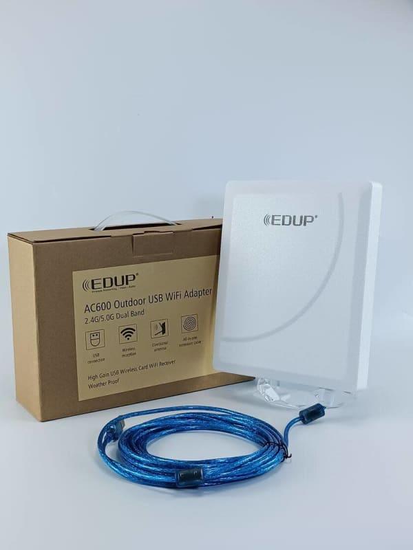 Clé Wifi Outdoor EDUP AC600 Dual Band 2.4Ghz/5Ghz-cable 5M