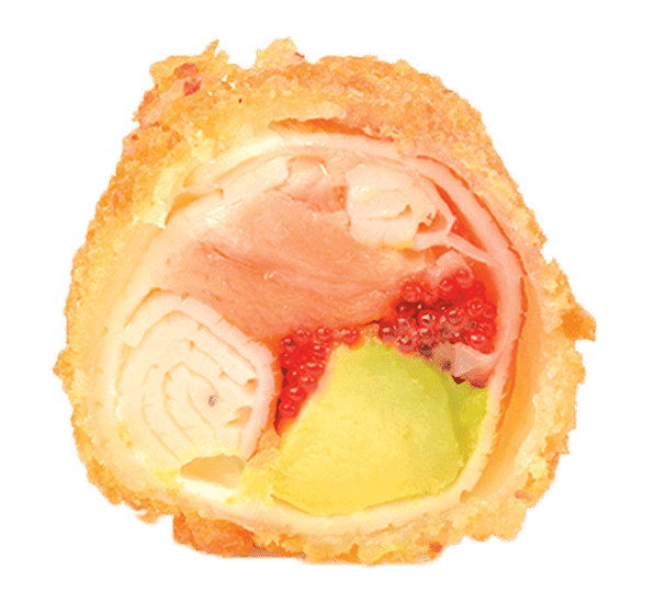 Rouleaux Saumon Frit