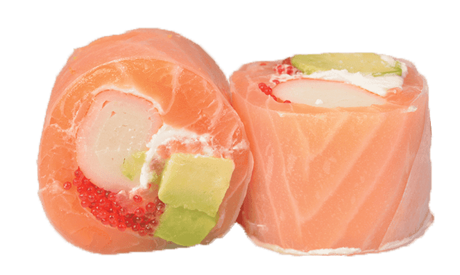 Rouleaux de Printemps Saumon - 4 Pièces