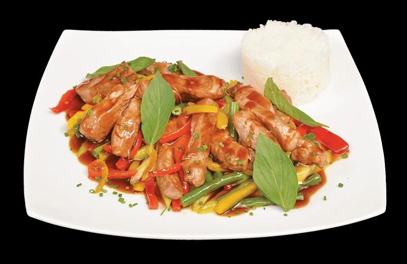 Wok Bœuf Basilic