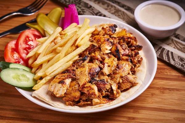 Plat Chawarma Poulet