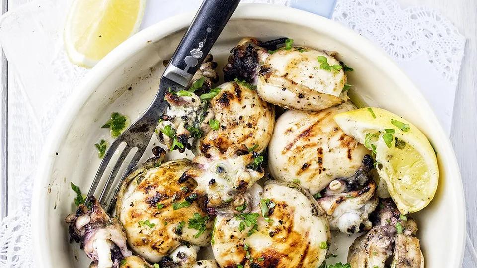 Calamars Sautés A L'ail
