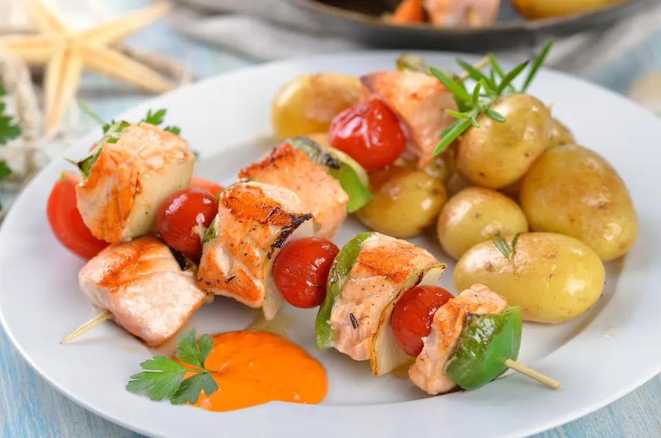 Brochettes Mixte De Poisson