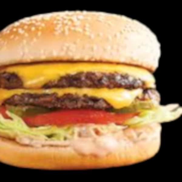 Hamburger Double + Frites