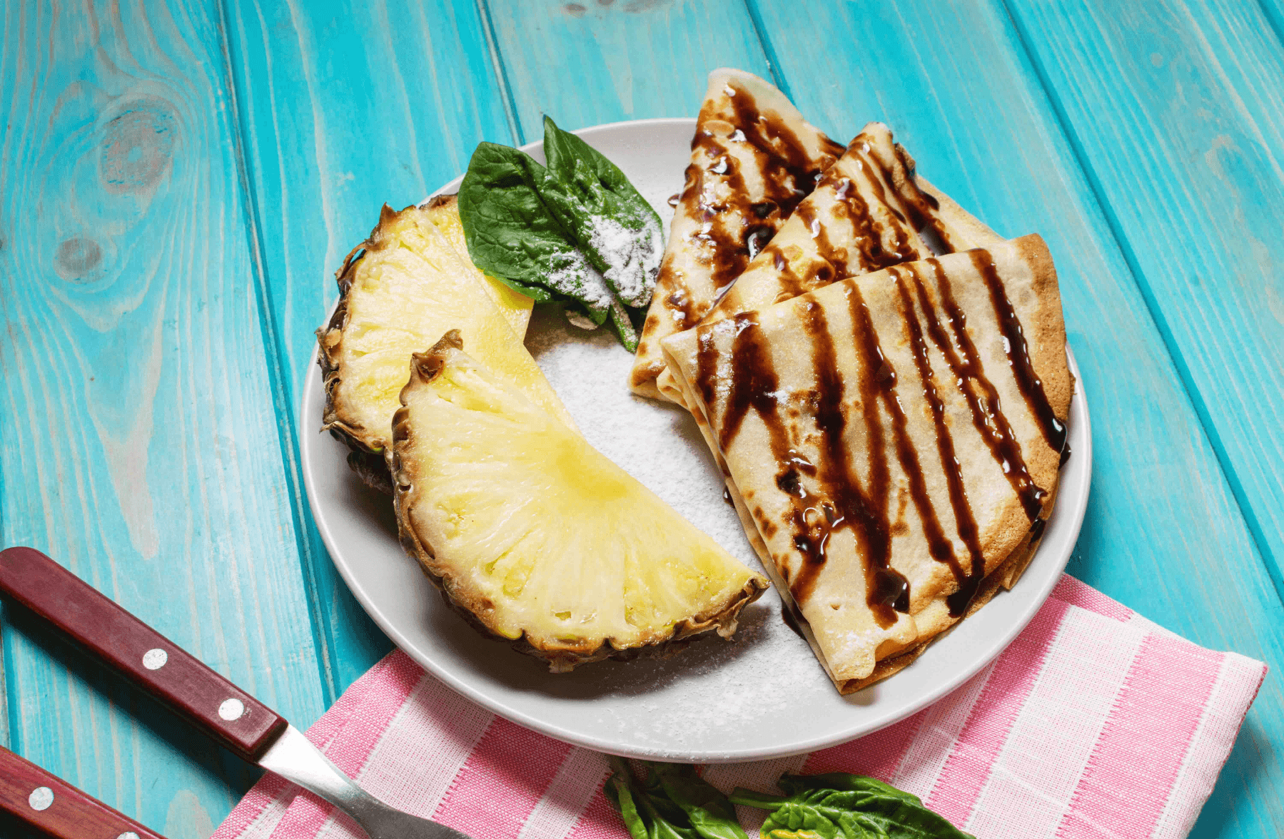 Crêpe Nutella Ananas
