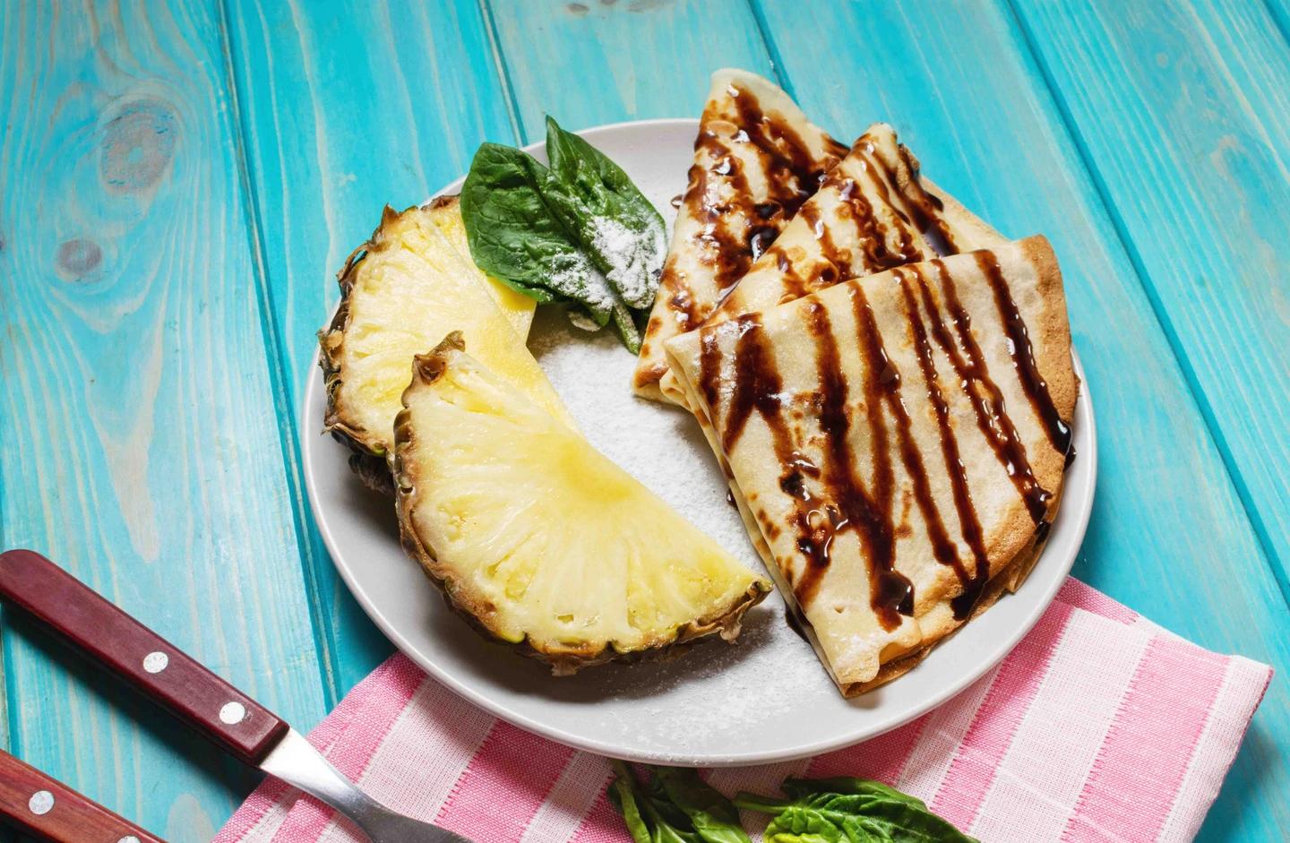 Crêpe Nutella Ananas