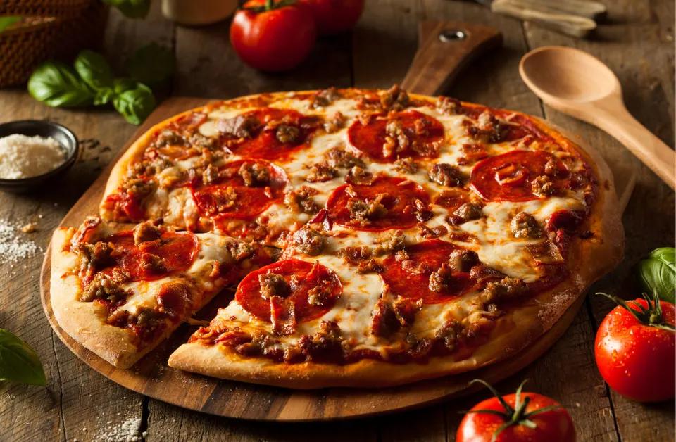 Pizza Viande Fumée