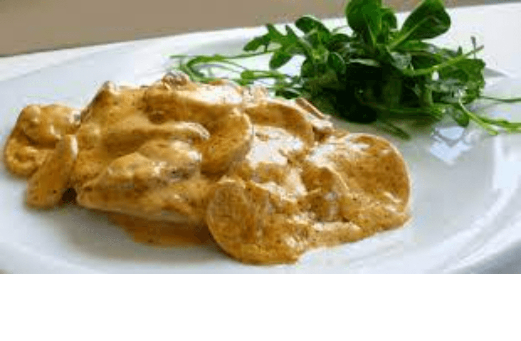 Escalope De Poulet à La Crème Champignon