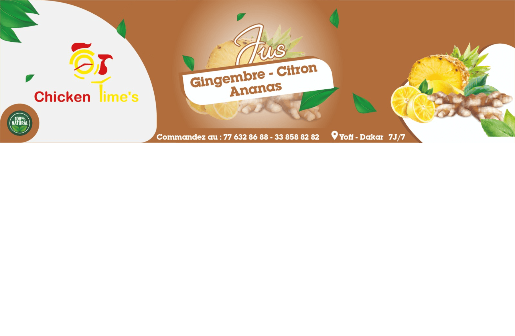 Jus De Gingembre - Citron Ananas