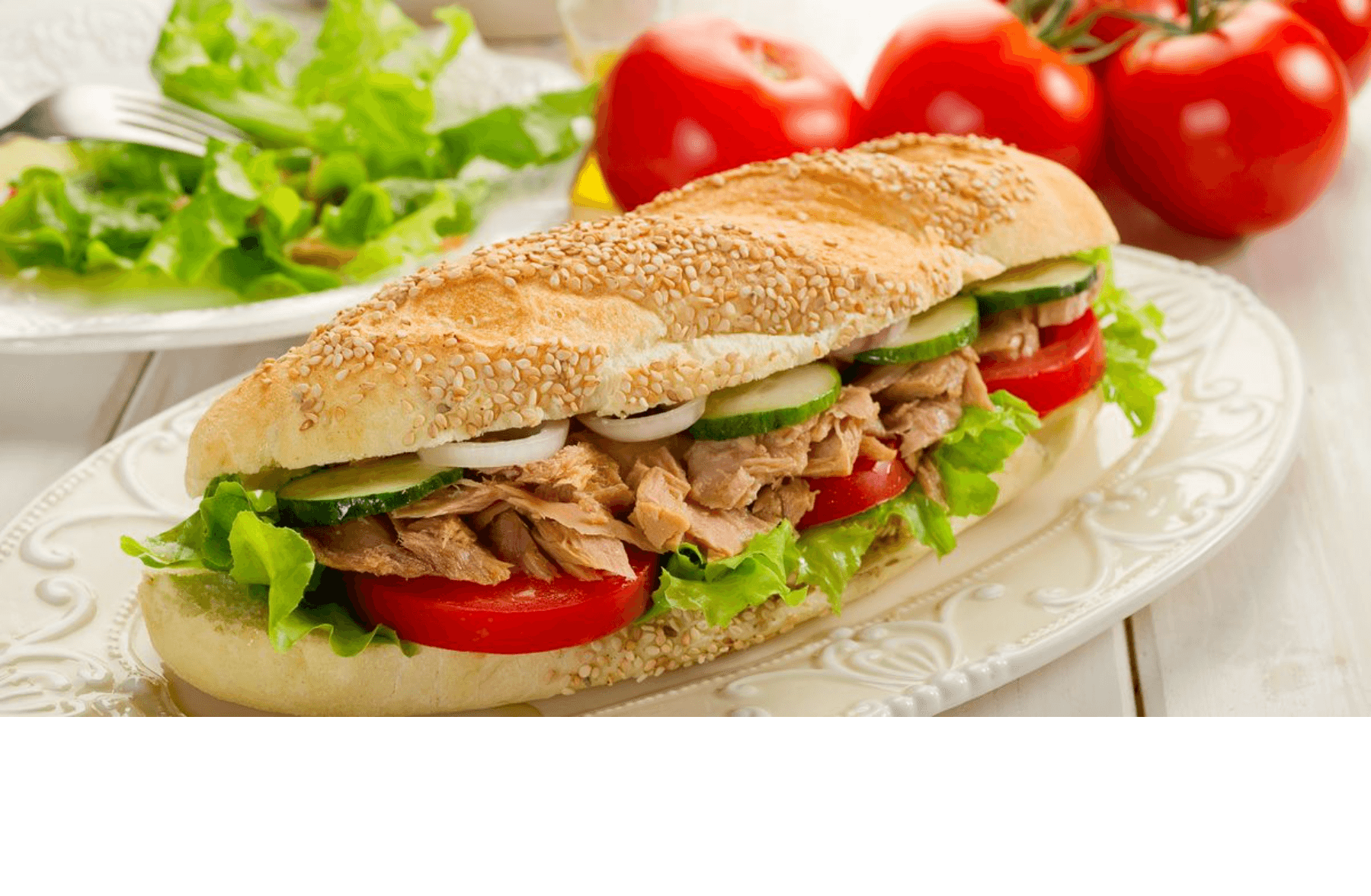 Sandwich Thon + Cacher + Oeuf + Mortadelle