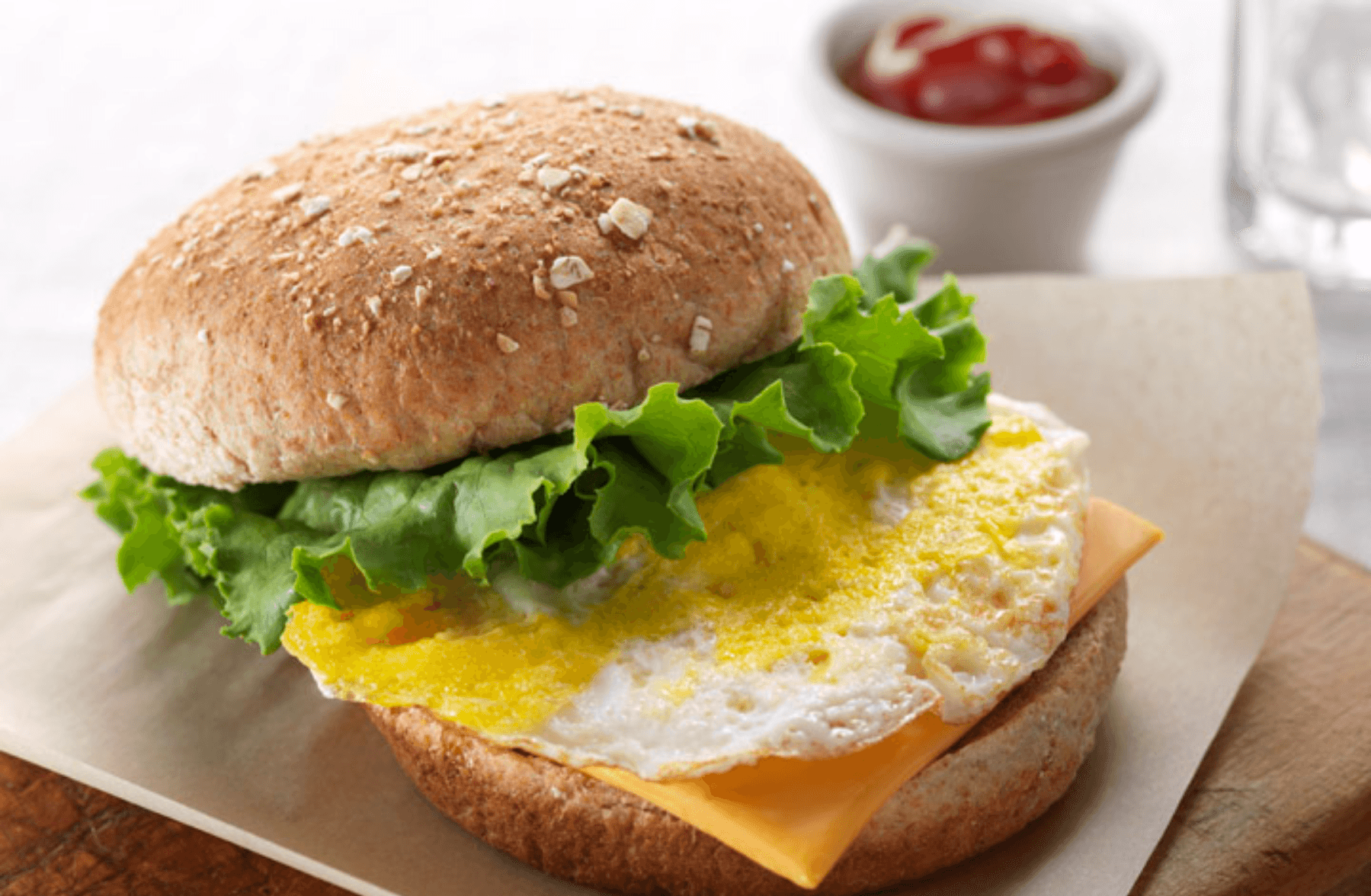 Egg burger