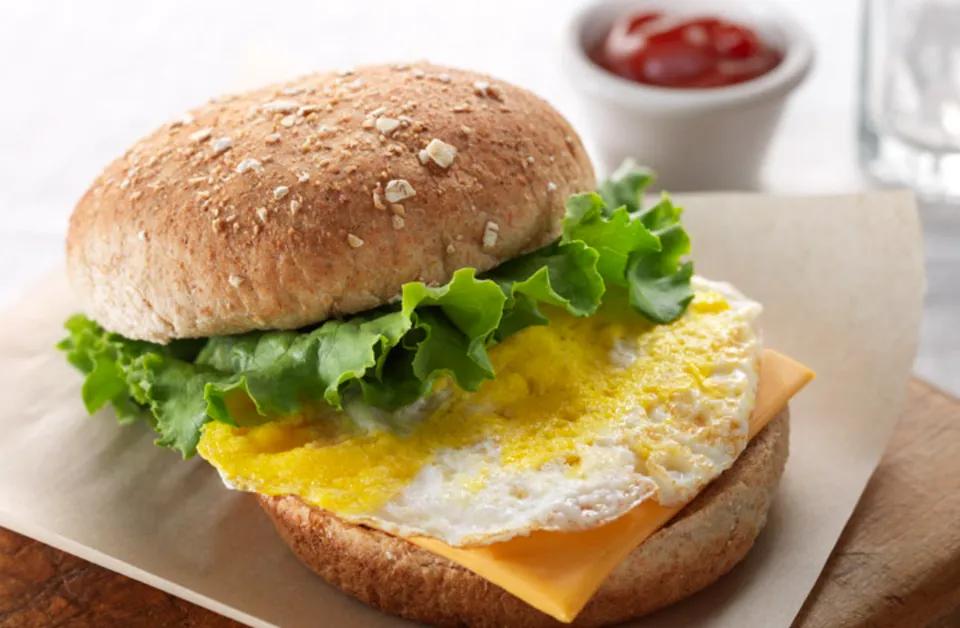 Egg burger