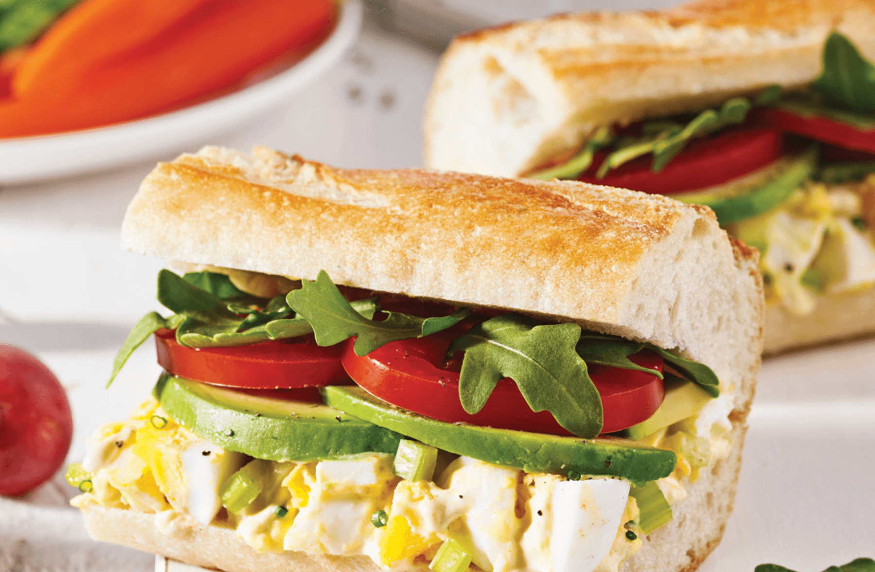 Sandwich Oeuf + Mortadelle