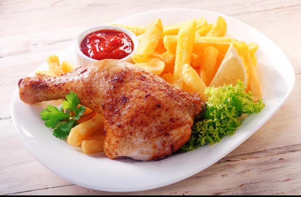 Plat Poulet Frites