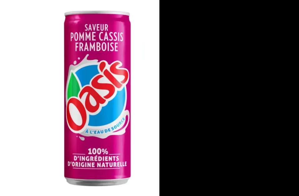 oasis cassis framboise 33cl